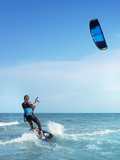 kitesurfeur anse trabaud